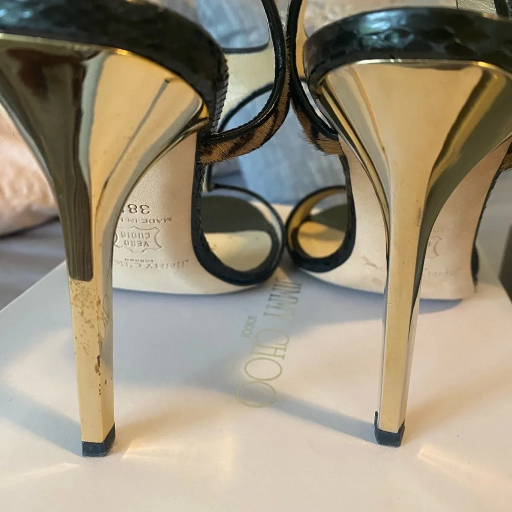 Jimmy choo 38.5 heels - Picture 3 of 8